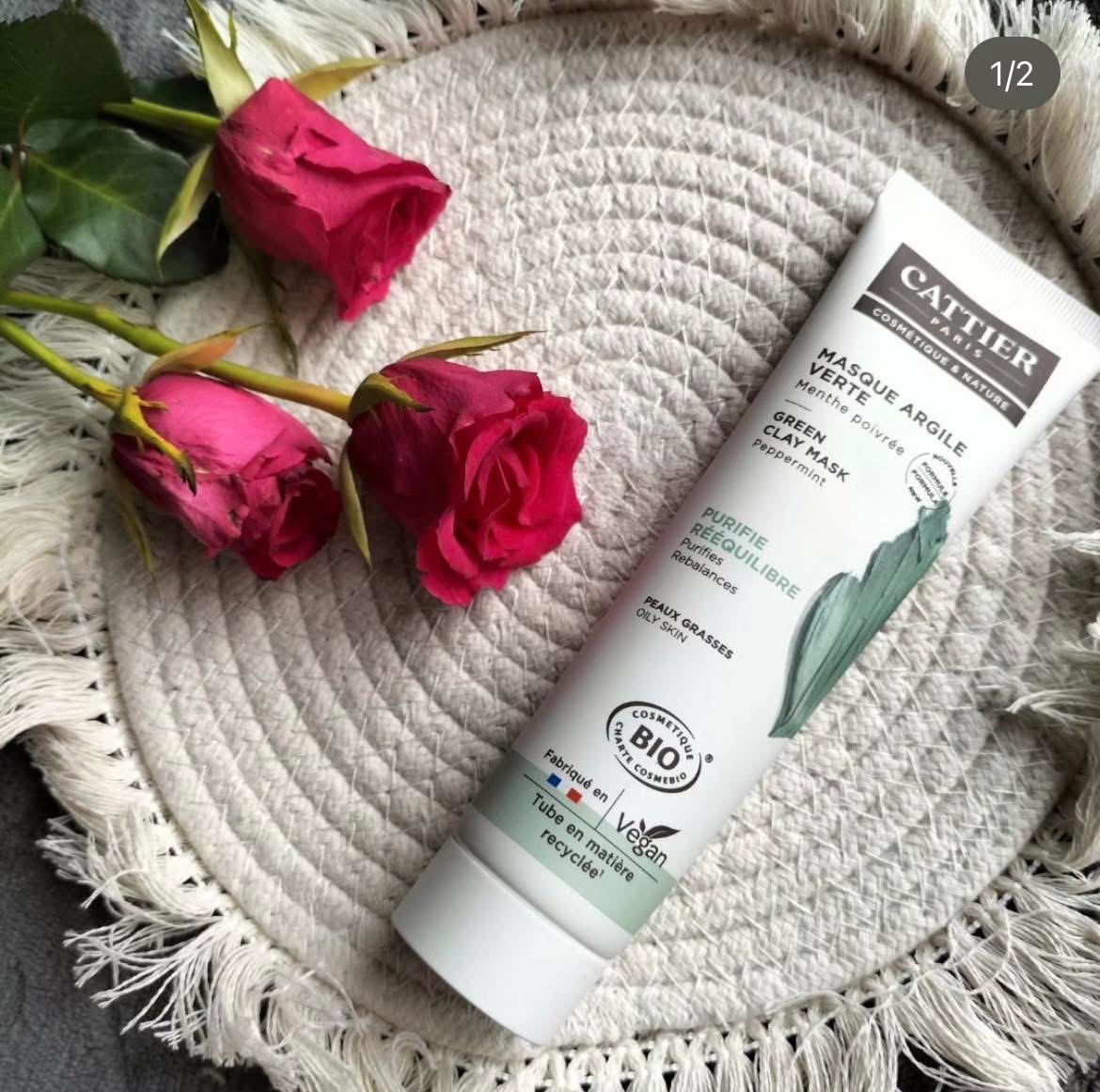 Cattier masque argile verte