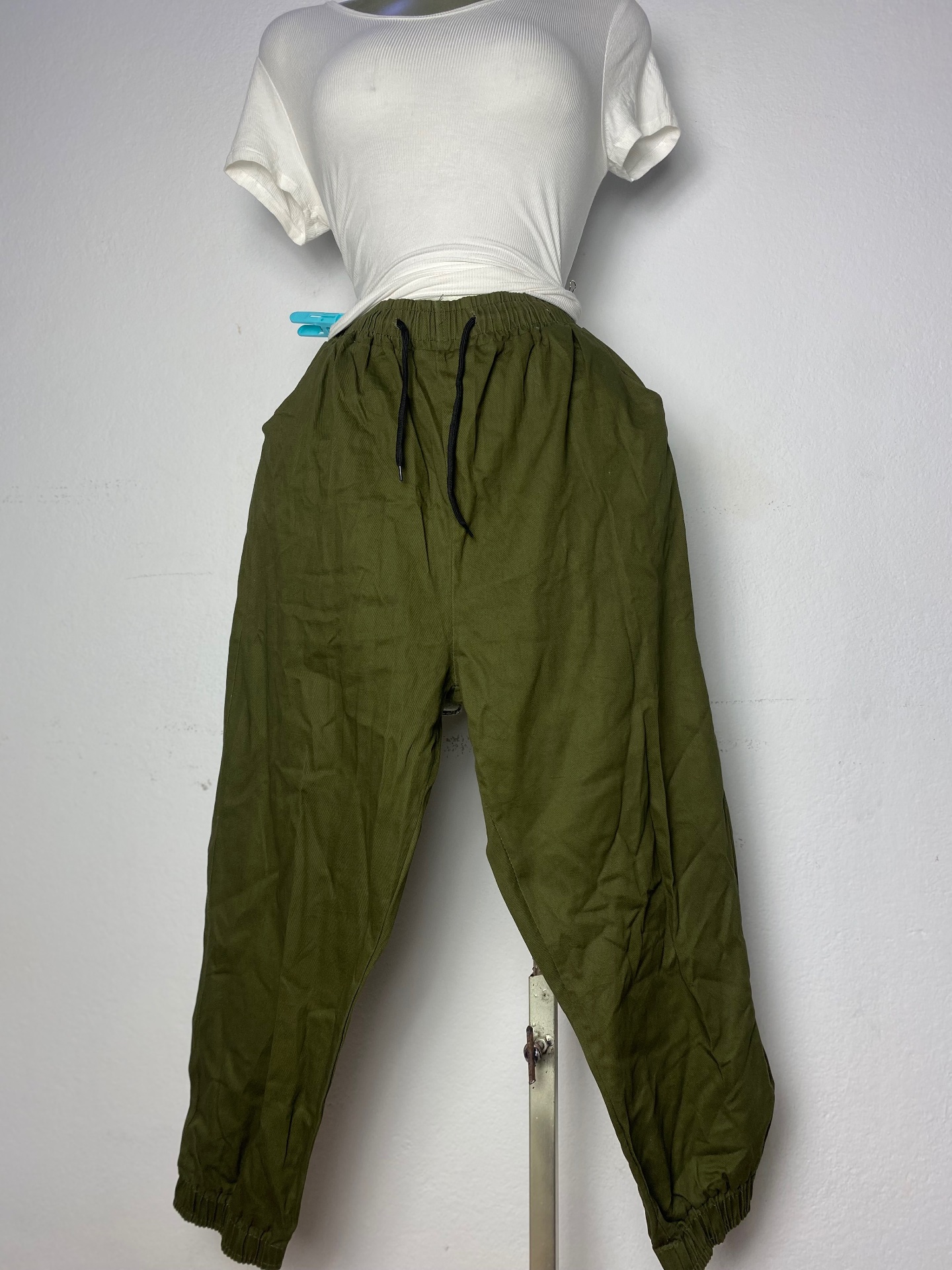 Pantalon décontracté vert taille M L XL