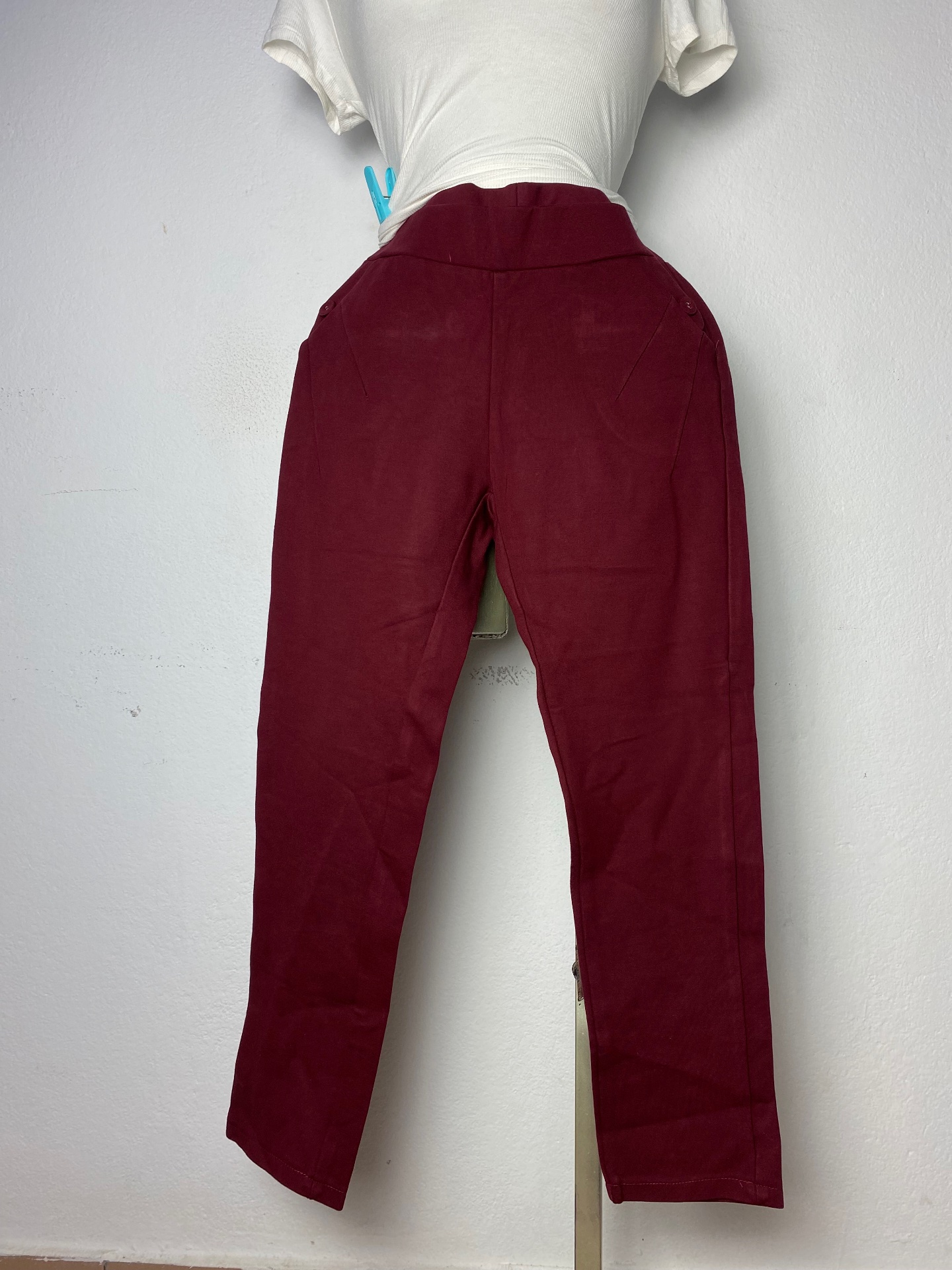 Pantalon Bordeaux Confortable Taille M L XL XXL