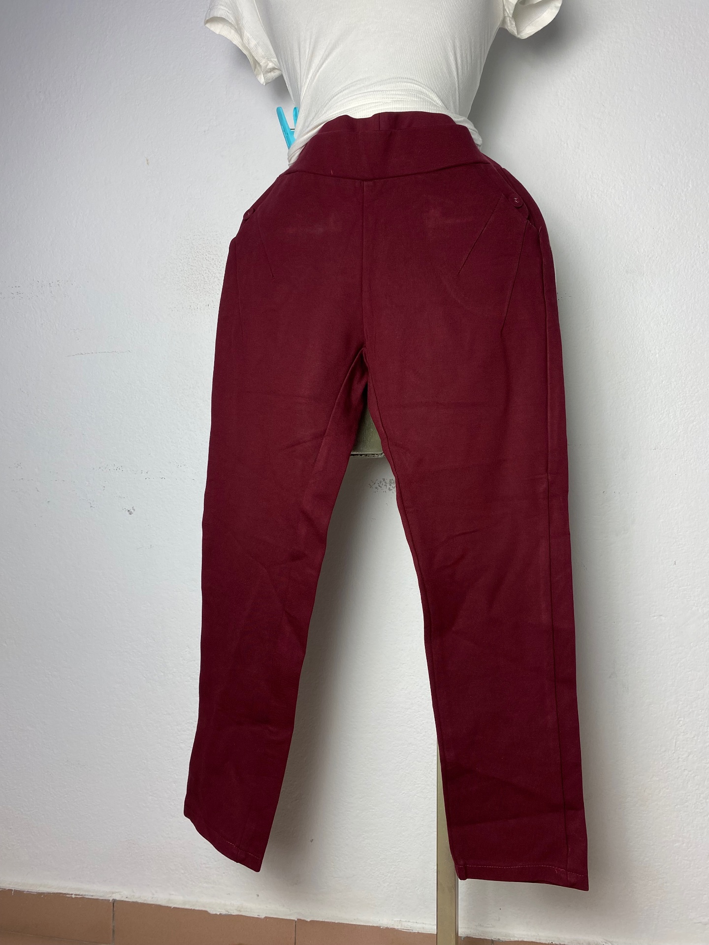 Pantalon Bordeaux Confortable Taille M L XL XXL
