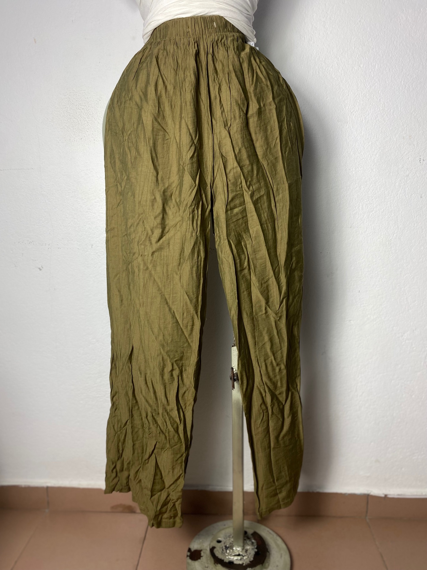 Pantalon ample en lin pour femme Taille M L XL XXL