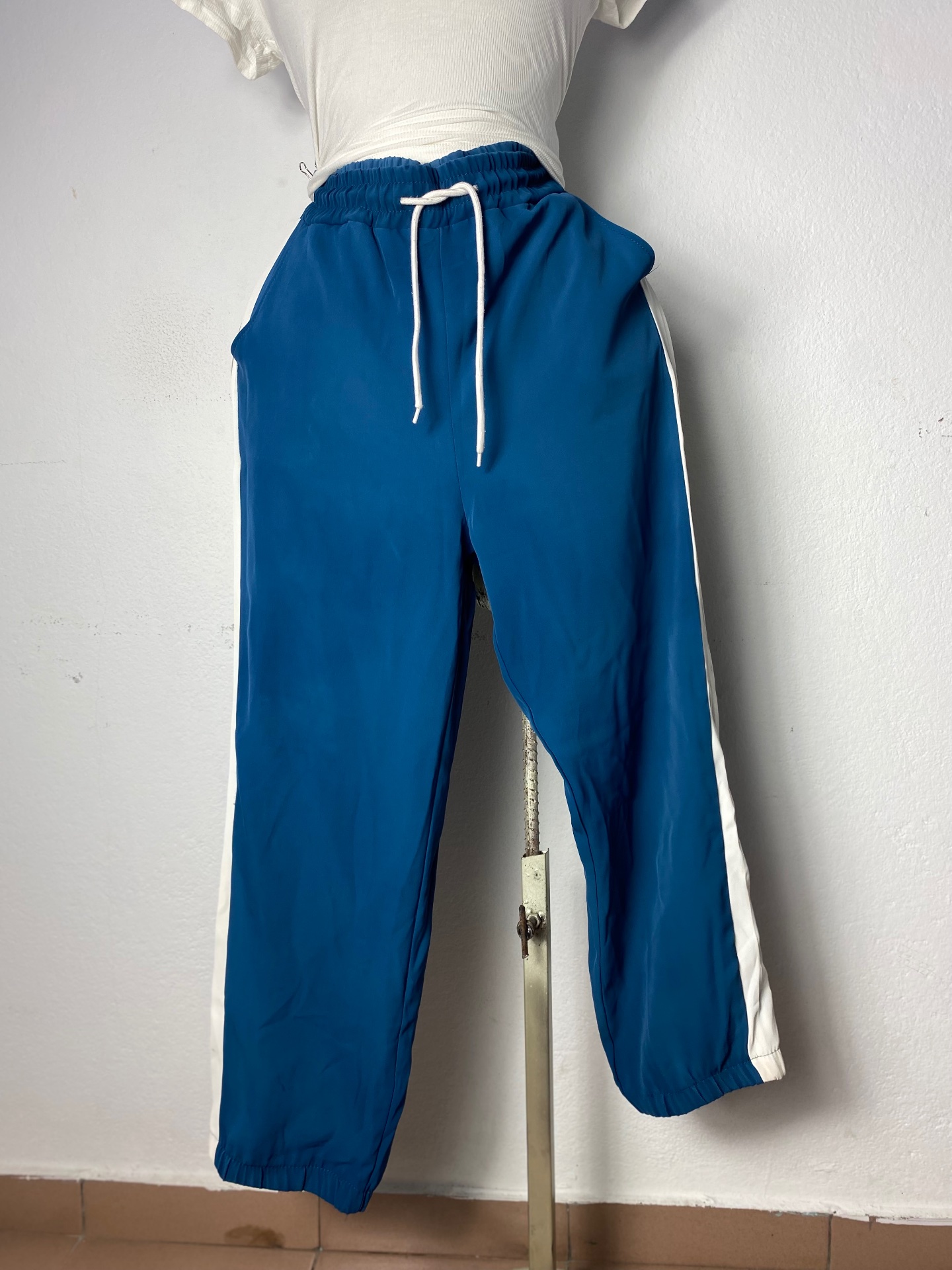 Pantalon de sport bleu unisexe Taille M L XL XXL