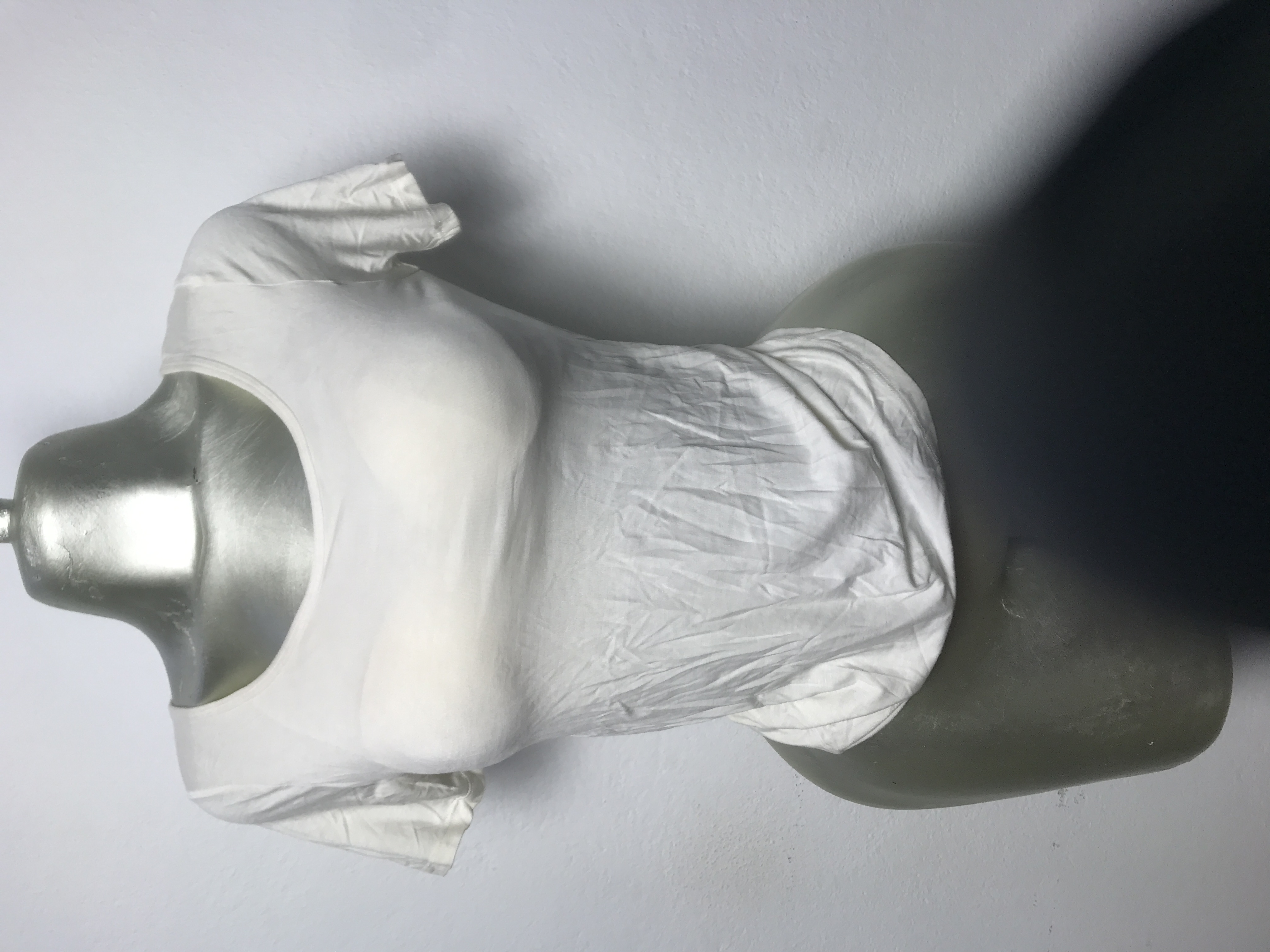 T-shirt basique blanc femme taille M