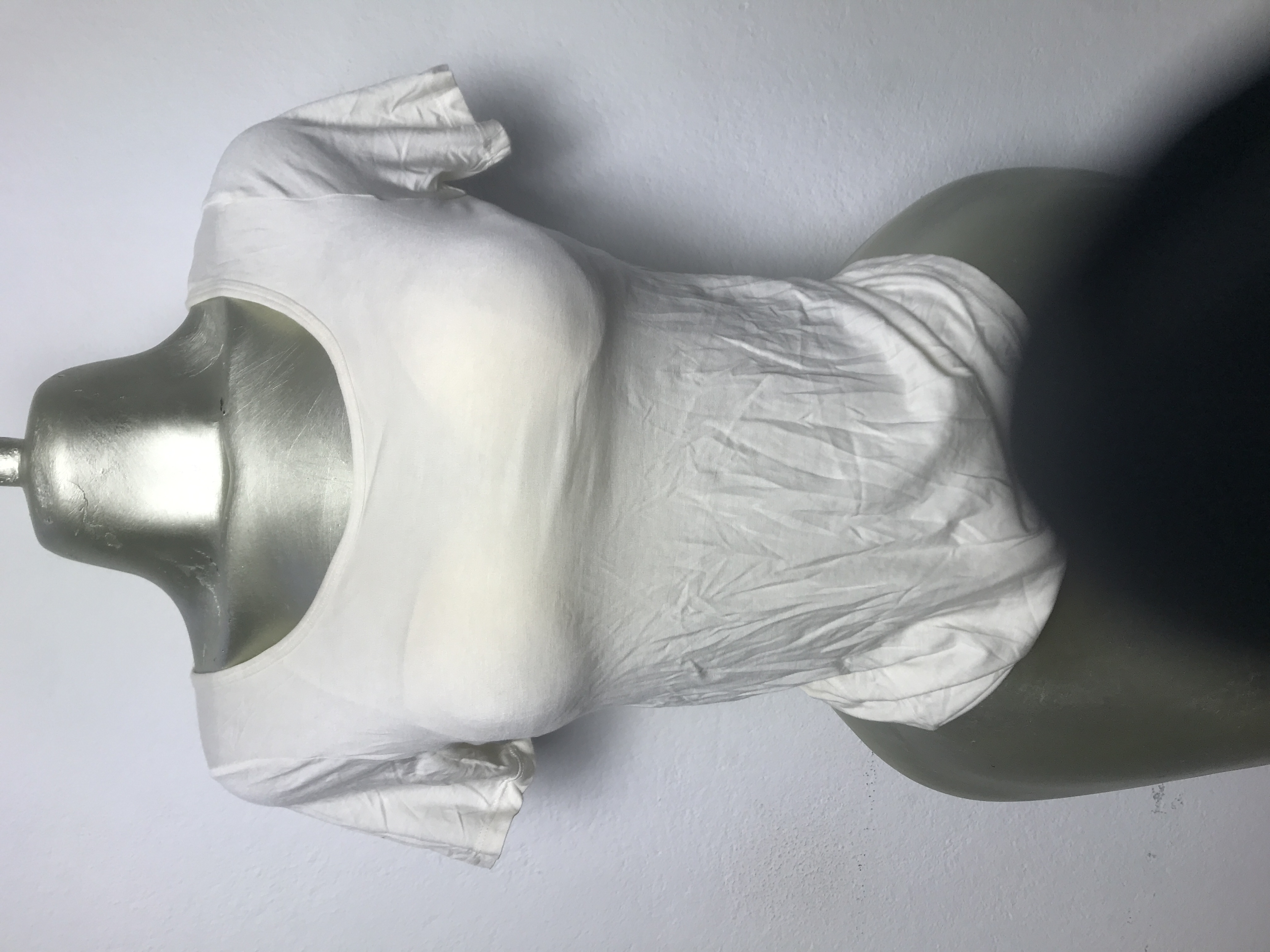 T-shirt basique blanc femme taille M