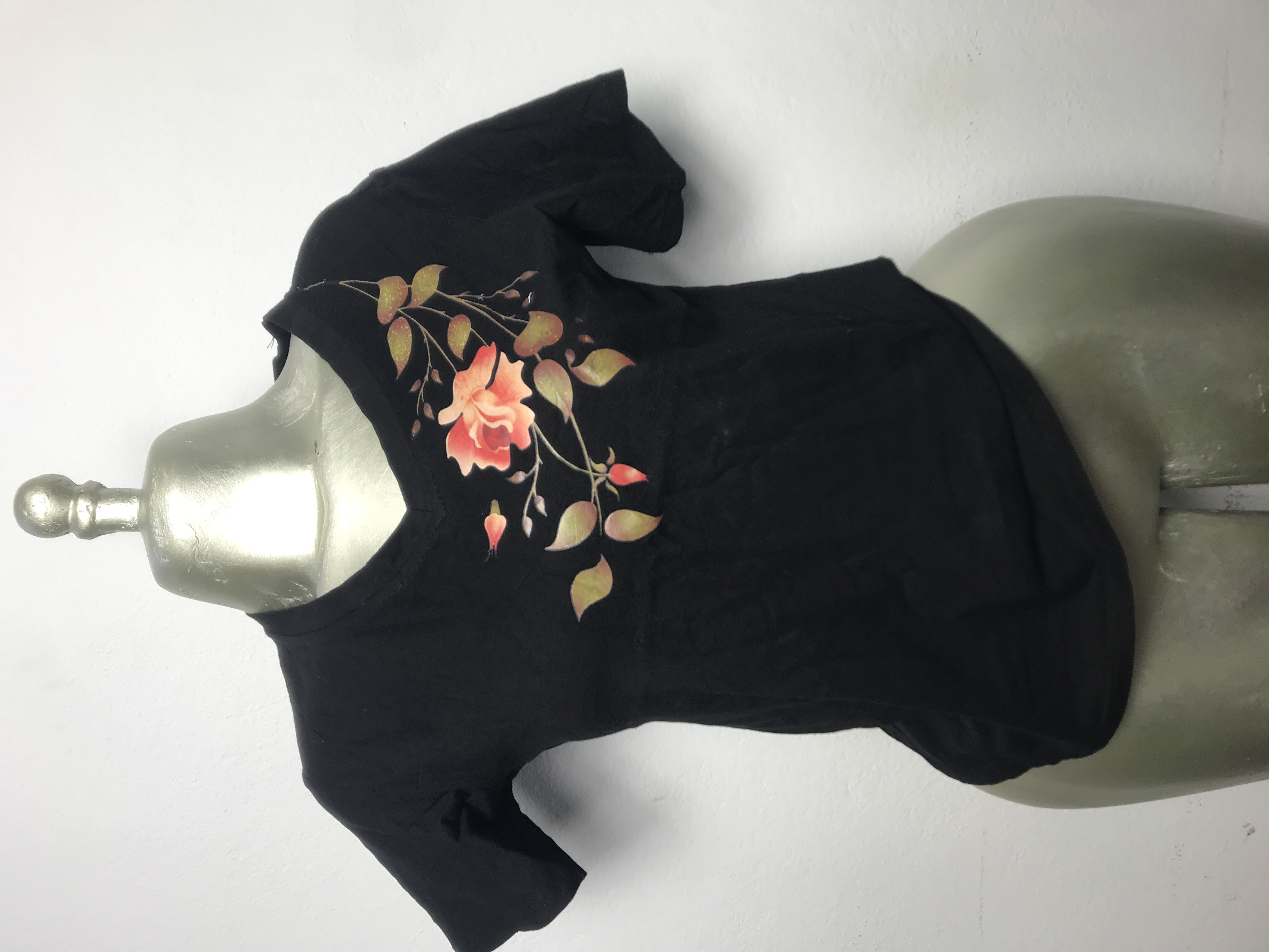 T-shirt florale élégante femme Taille S M L