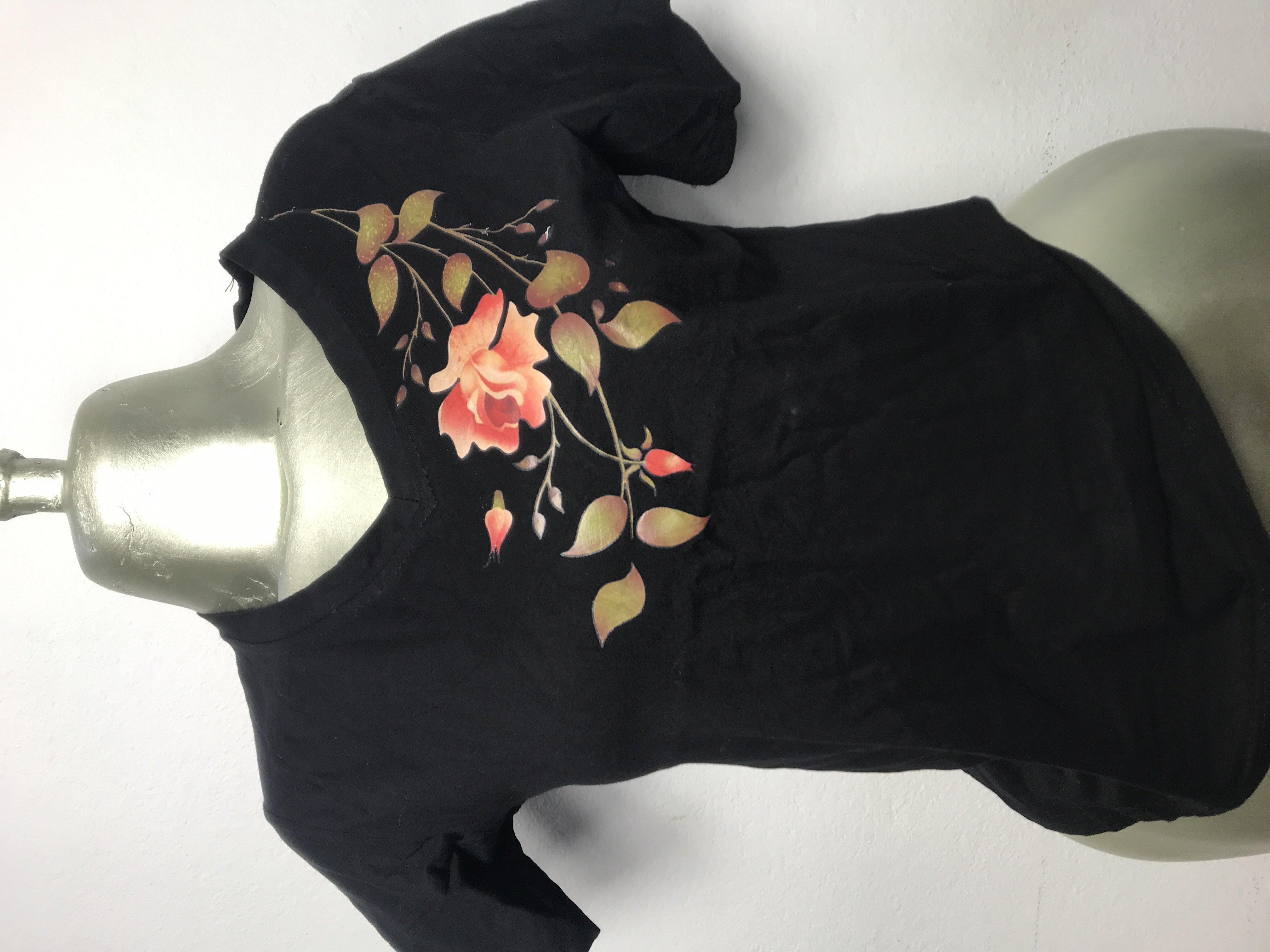 T-shirt florale élégante femme Taille S M L