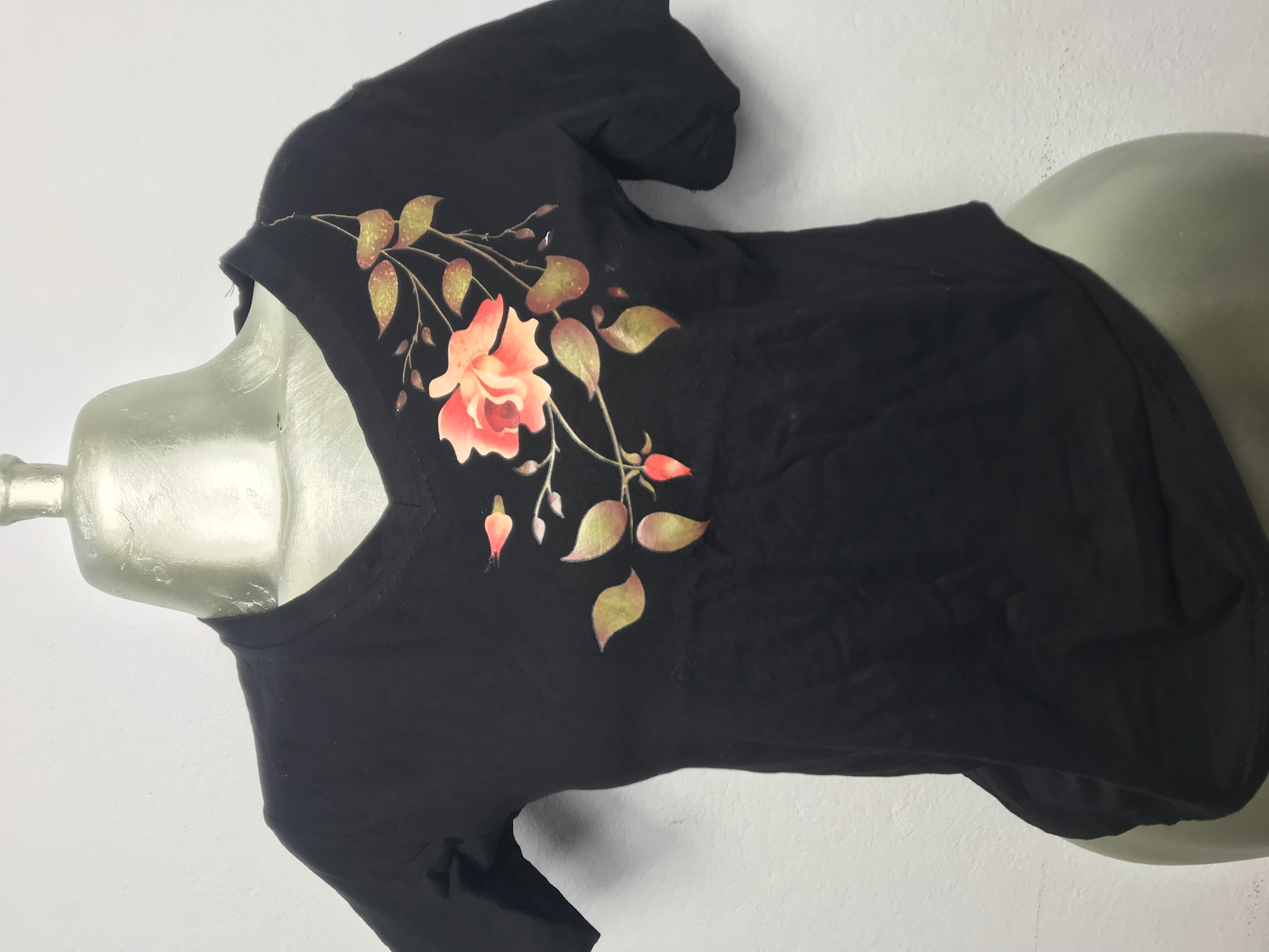 T-shirt florale élégante femme Taille S M L