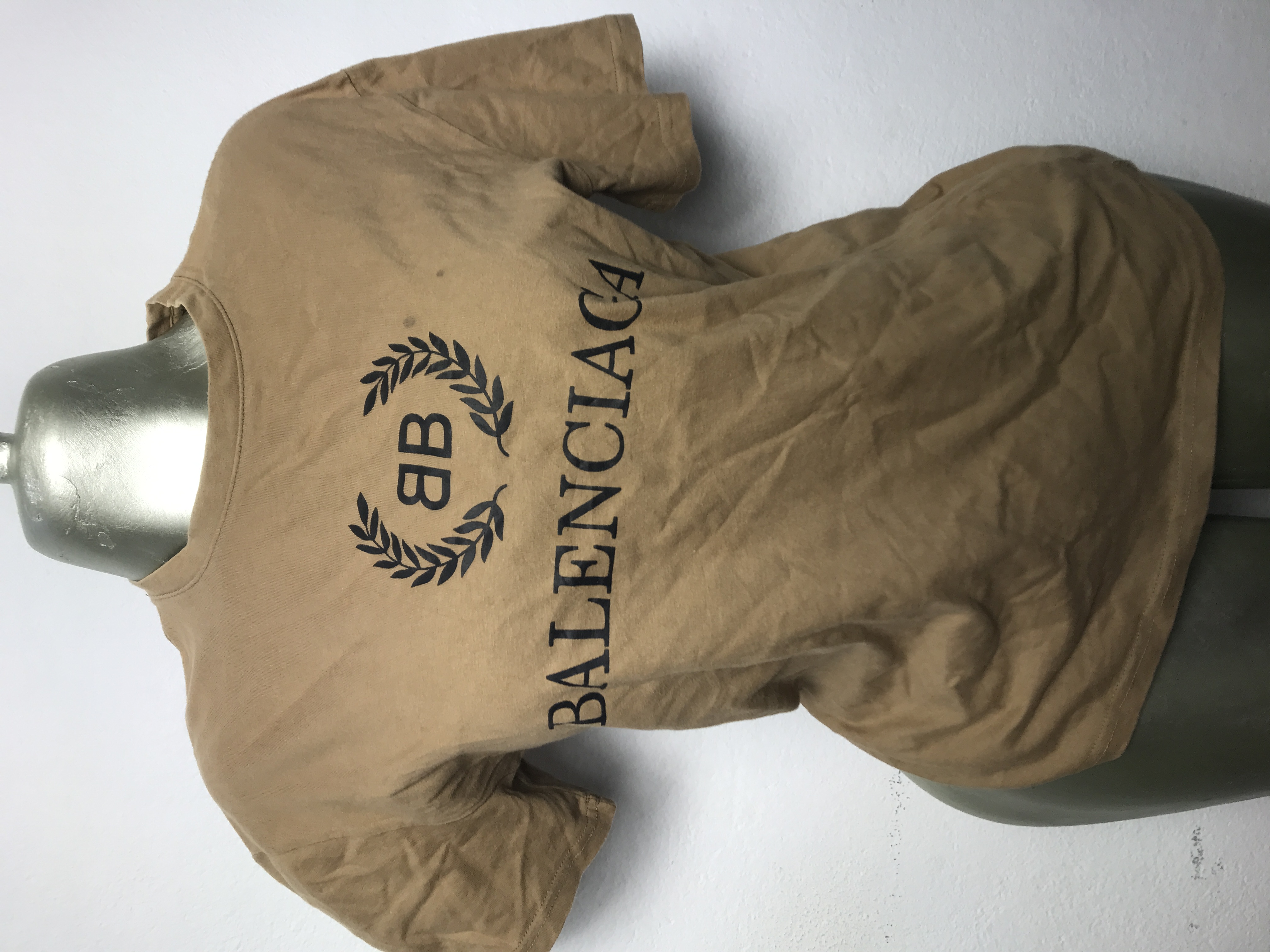 T-shirt Balenciaga marron Taille S M L