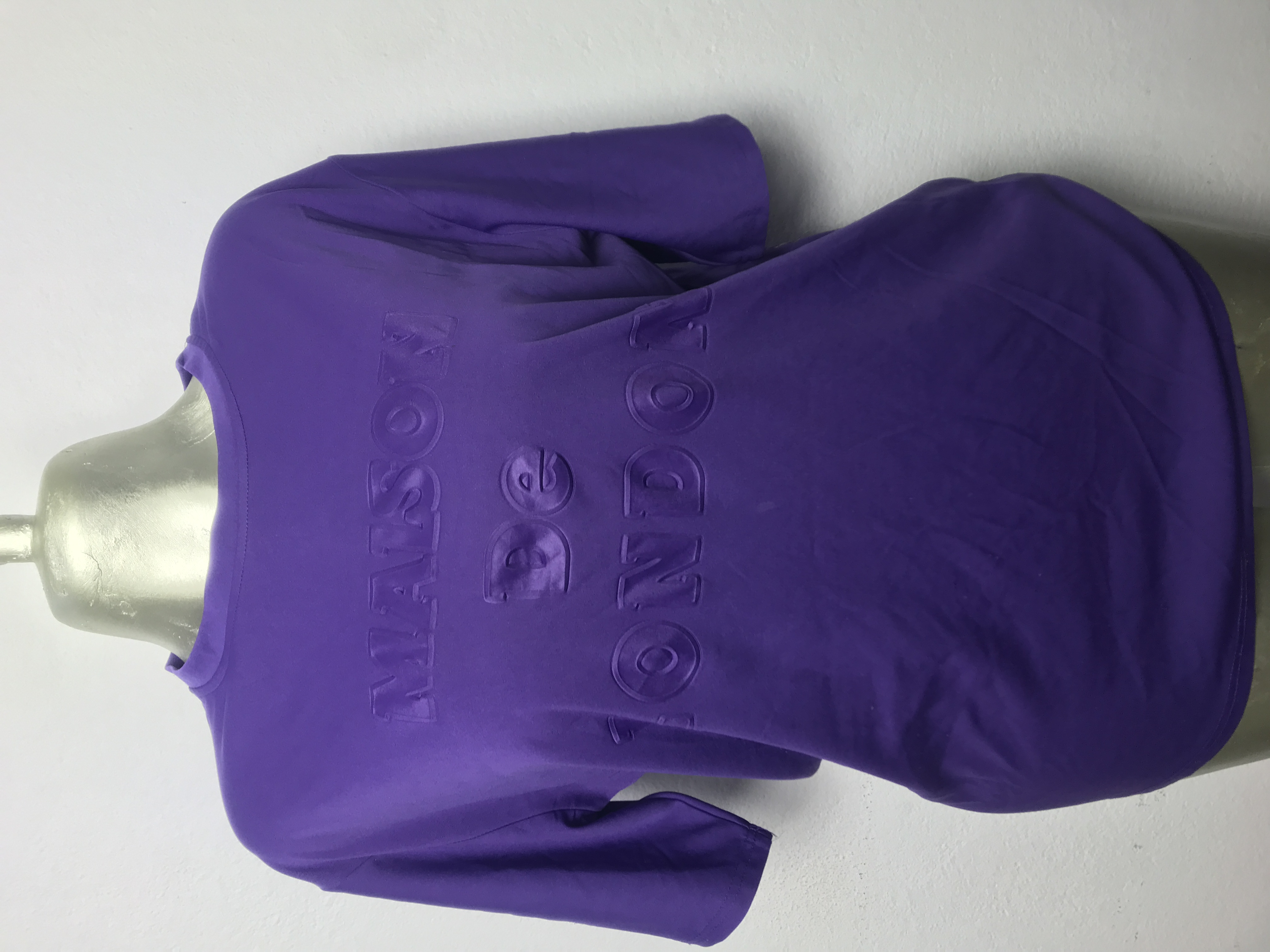 T-shirt violet Maison de London Taille M L XL