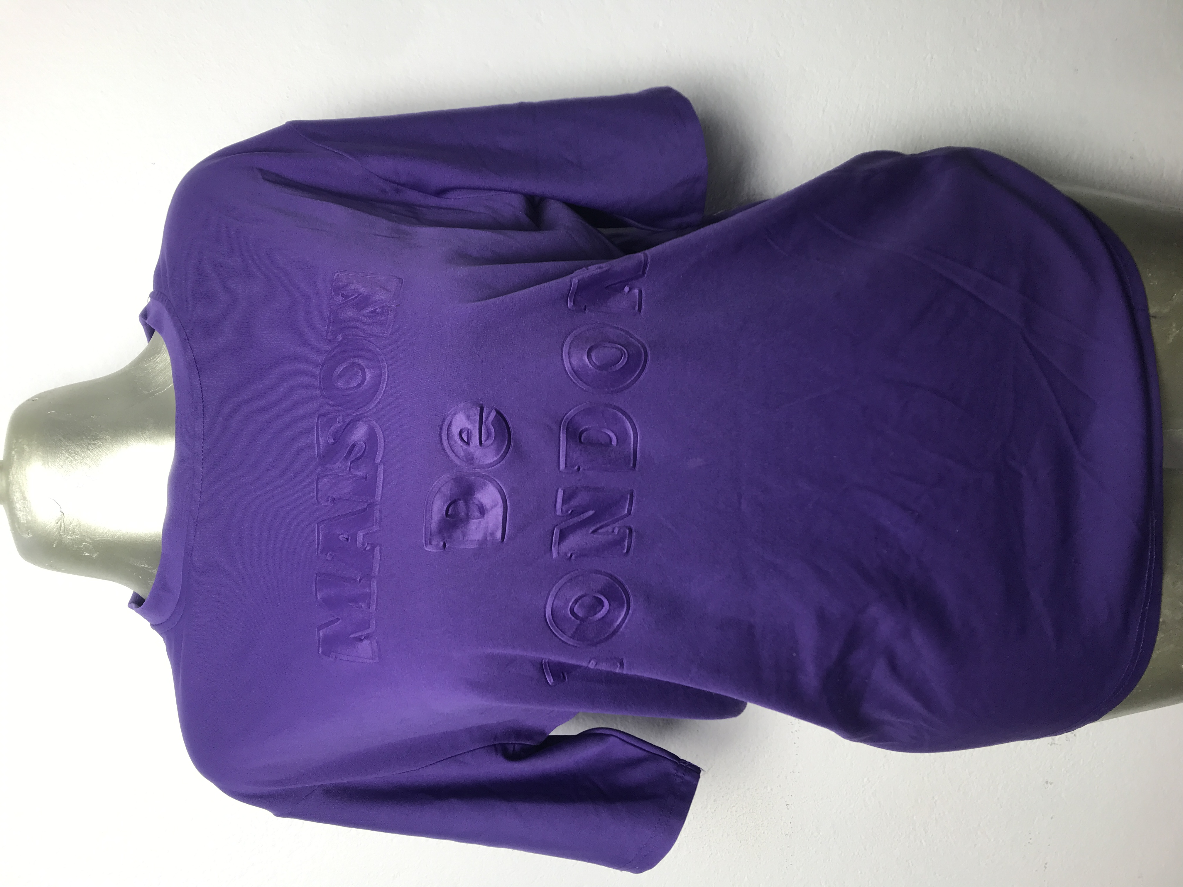 T-shirt violet Maison de London Taille M L XL