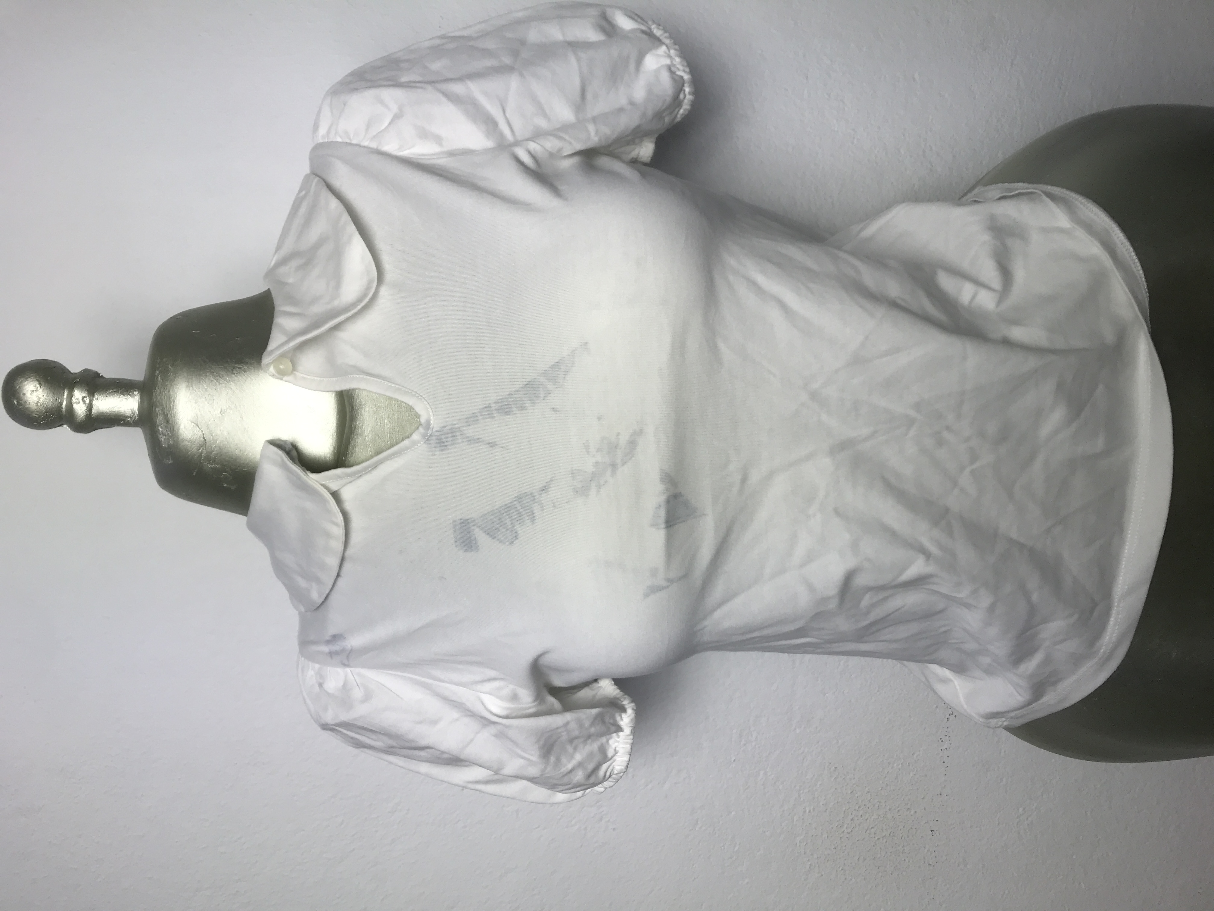 Blouse blanche col classique Taille M