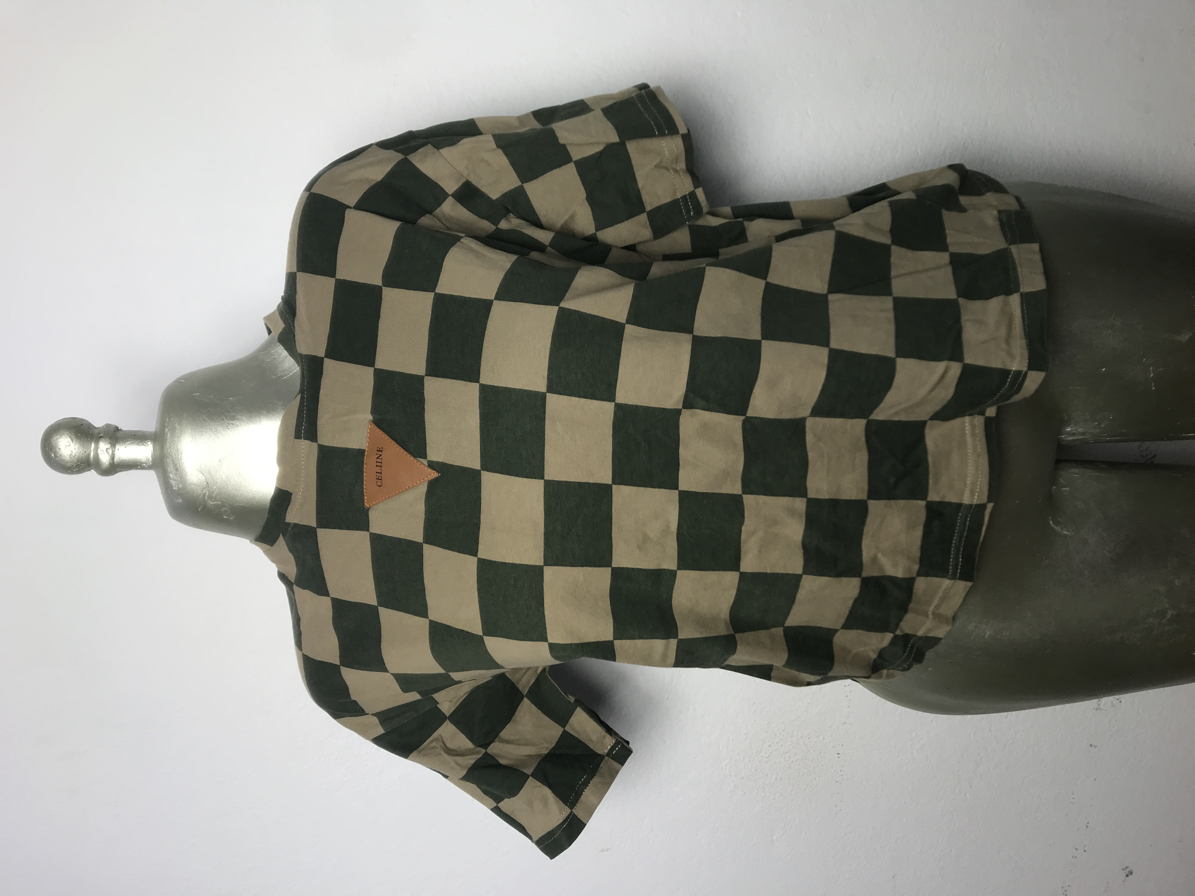 T-shirt à carreaux moderne taille M