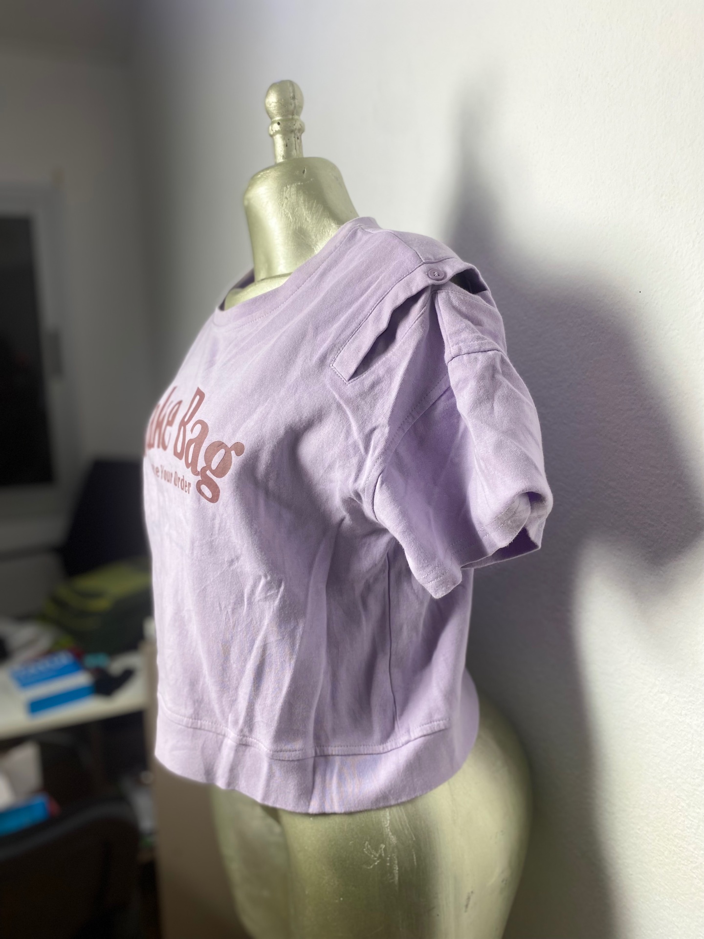 Top violet taille M XL